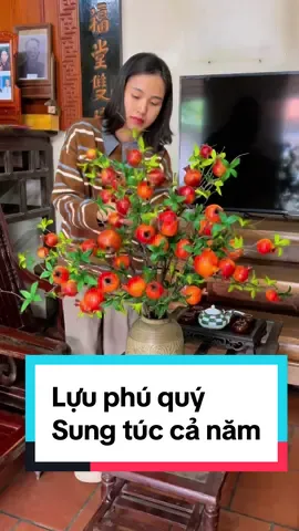 Tết cắm lựu là chuẩn bài rùi mn nhỉ #dyndecor #hoaluacaocap #trangtrinhacua #hoagia #canhqualuu 