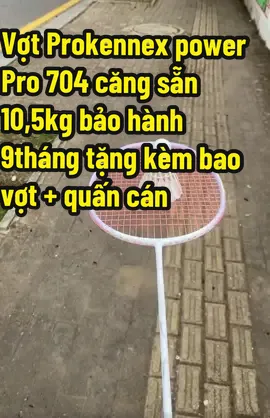 Vợt cầu lông Prokennex Power Pro 704 căng sẵn 10,5kg , công thủ toàn diện Bảo hành 9 tháng #votcaulong #vợt_cầu_lông #votprokennex #powerpro704 #prokennex #prokennexpowerpro704 #votcaulonggiare #votcaulongprokennex #votcaulongcarbon #badminton #Fitness #thethaomoingay #haidangsport99 #xuhuong #fyp 