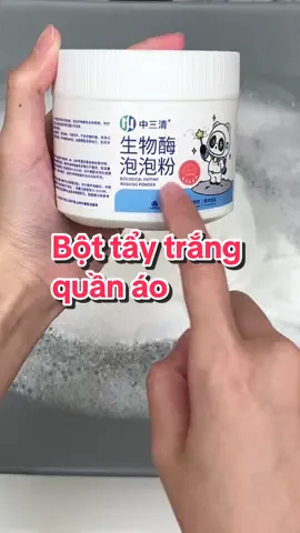 Bột tẩy trắng sinh học, khử vết ố vàng trên quần áo, đánh bay các vết bẩn cứng đầu #bottaytrangquanao #bottaytrangsinhhoc #bottaytrangaoquan #danhbayvetovang #giadungtienich 