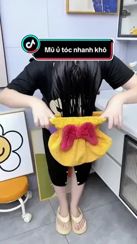 Mũ ủ tóc chùn đầu nhanh khô #xuhuong #muutocnhanhkho #lamdep #toc #LearnOnTikTok 