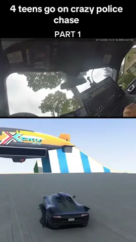 4 Teens go in Crazy Police Chase!🚔 #cop #police #bodycam #policechase #fyp 