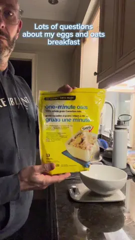 Here’s a great breakfast thats high in protein and has good healthy carbs.  Let me know if you try it.  #breakfast #healthybreakfast #oats #eggs #eggsandoatmeal 