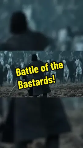 One of the most epic battles in a tv! GOT “Battle of the Bastards” ⚔️ #got #gameofthrones #tvseries #onlyklipz #foryou #fyp 