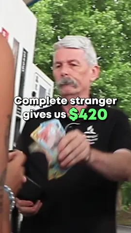 Day 56 of travelling the world for free! 💸 Today we received the biggest donation of the trip. On our roadtrip across Australia 🇦🇺, we sent the girls to get some money for petrol while we resolved some issues with the car rental company on the phone. From a distance we saw a figure hand them a stack of bills, but when the girls showed it to us it was more than we could've dreamt of... 🙉 Robin decided to give us AU$420 (seriously, I'm not making it up 😂), money he had set aside in case he would meet someone who needed it. This encounter came at a perfect time as we had to pay a lot of money for a flat tire and also needed to fill up our tank for the roadtrip. There's so much good people out there, no matter which continent or country we visit. 🩵 Your share of positive news for the day! ✌️ #australiatravel #australia🇦🇺 #travel #australia #aussie #australiavlog #travelvlog #aussielife #downunder #australiatiktok #420 