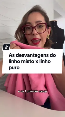 Já falei por aqui sobre as vantagens de usar o linho misto. Mas e as desvantagens desse tipo de tecido? Nesse vídeo te conto as duas principais ao meu ver!  #linho #tecido #dicademoda 