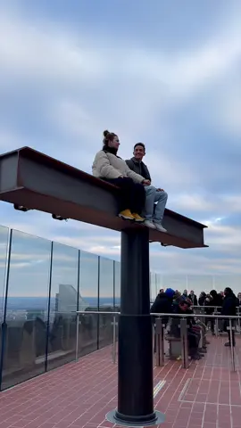 Top of the Rock - New York City 🥹 @Tibo InShape #newyorkcity #thebeam #topoftherock