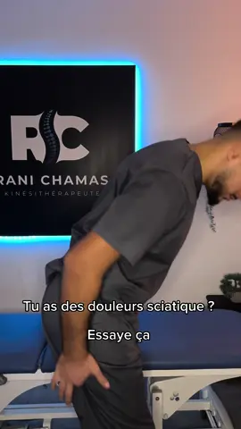 Sciatique ? 3 exercices simples à faire assis et sans matériel.  #sciatique #kine #osteo #malaudos 