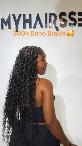 I’m so obessed 😍 This was the detty dec hairstyle of 2023. I love the bulk braiding Human Hair from @Ygwigs  (linked in bio) 20 inches double drawn.  Watch full video on my youtube channel - Naturalblackgirlie #humanhairbohobraids #bohobraids #blackgirlhairstyles #protectivestyles #viraltiktok #humanhairbohemianknotless #braids #naturalhairstyles 