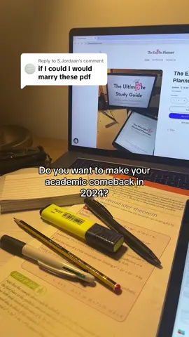 Replying to @S.Jordaan 2024 is the year of the academic comeback! Link in my bio to begin yours💪🏻 #studywebsites #studymotivation #school #studytok #studyplan #academiccomeback 