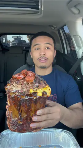 Is this the CRAZIEST BBQ?🍖 #fyp #foodasmr #Foodie #fypシ #bbqribs #foodtiktok #vegasfood #mukbang #tastetest #brisketbbq #review 