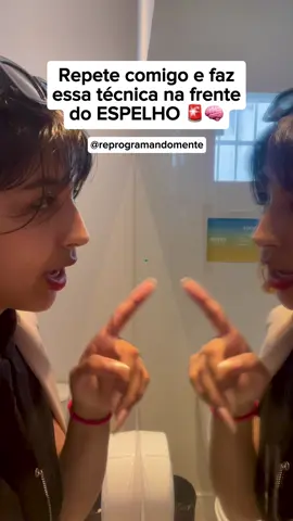 🚨 Conta oficial: @Bìa Lima - Reprogramadora 🧠 #reprogramandomente #leidaatração #tecnicadoespelho 