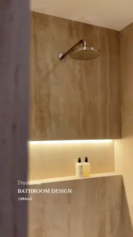 Project sneak peak. 👀 Wij helpen je bij het realiseren van je droom badkamer. 💭 Van A tot Z.  www.ceralux.nl #badkamerinspiratie #travertine #japandi #sanitair #hotbath #ceramics #bathroom #interiordesign #tegelwerkzaamheden 