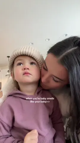 cant stop wont stop smelling her😂🤪 #momlife #toddlermom #youngmom #relatablemom #utahmom #babylove 