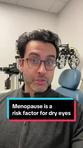 Replying to @sunny_bc6667 menopause is a risk factor for dry eyes! #menopause #menopausesymptoms ##menopausesupport #menopauserelief #menopausehealth #menopausetips #dryeye #dryeyedisease #tearfilm #eyehealth #eyehealthtips #eyecare #eyecaretips #corneacare 