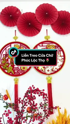 Liễn treo cửa chữ Phúc Lộc Thọ 🌷 #bigmanmarketing #xuhuong #bmgr #muahangtaitiktokshop #review #trangtritet #tet2024 #leaontiktok #daytreotrangtri #daytrangtri 
