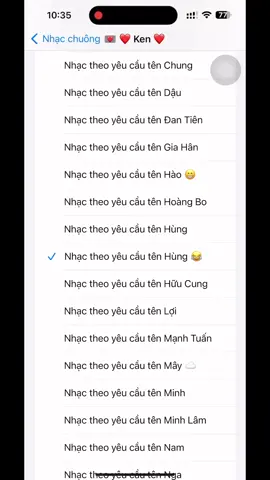Nhạc theo yêu cầu tên Hùng ##hquangtuyen##nhacchuongdienthoai##ringtone##nhacchuongiphone##nhactheoyeucau