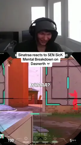 Sinatraa reacts to SEN SicK mental breakdown on Dasnerth #Valorant #sinatraa #valorantfunny #dasnerth 