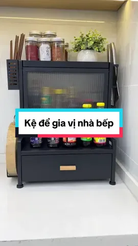 Nhà bếp mà có kệ này thì quá gọn gàng và ngăn nắp luôn #kedegiavi #nhabep #nhabepgongang #hangnhapkhautrungquoc #xuhướng 