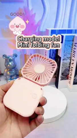Foldable neck hanging outdoor mini fan.🥰#minifan #householdproducts #collapsible #hangingneck #rechargeablefan 