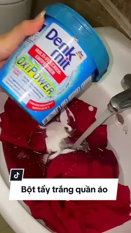 Có e này thì khỏi lo nha. Bột tẩy trắng quần áo #Denkmit tẩy mạnh các vết ố #d2tongkhonhapkhau #tayquanao 
