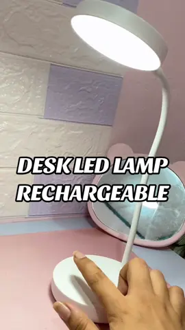 #CapCut Rechargeable LED Light Flexible 3 Modes Light Desk / Study Lamp With Mobile Stand Holder under ₱169.00 Hurry - Ends tomorrow!