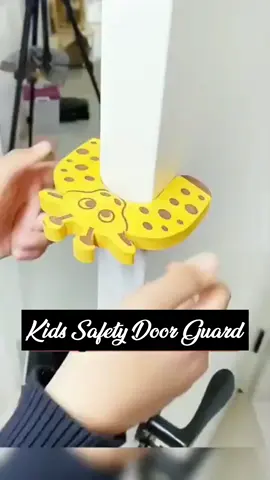 Pack Of 3 - Kids Animal Door Stopper Baby Child Safety