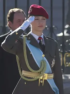 Princess Leonor along with her parents the King and Queen will present to the military ceremony, to mark the beginning of the military year (Military Easter). #princessleonor #leonor #princessleonorofspain #crownleonorr #leonordeborbon #princesaleonor #malitary #españa #spain #fyp #viral 