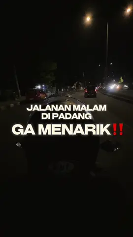 JALANAN DI PADANG GA ADA YANG MENARIK? KOMEN DIBAWAH‼️ #padang #jalananmalam #sumbar #nightride 