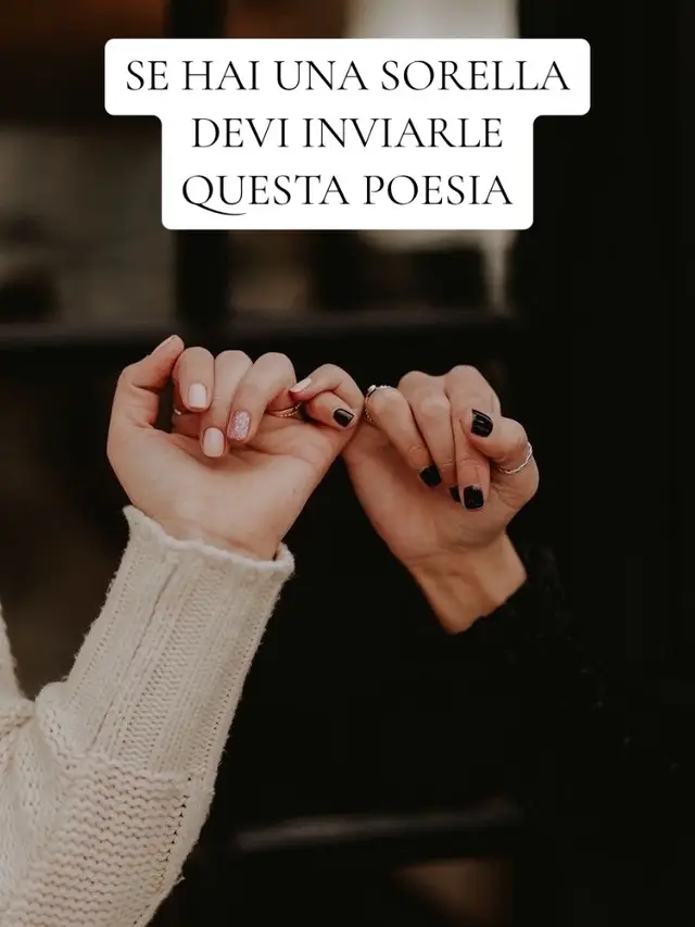 #lecodiquellocheeri #booktokitalia #BookTok #perte #assolutamenteperte #sorelle #permiasorella #libriamazon #poesie #librivirali #poesietiktok #dediche #libriconsigliati #frasidacondividere #frasedelgiorno #poesiaitaliana #libridaleggereassolutamente #frasiprofonde #frasiamore #libridipoesie #poesiedamore #ripubblica 