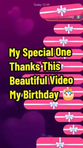 Tag's Birthday Wish 🎂🎂🎈 Thanks My Special One This Beautiful Wish ❤️🌎😘 Thanks JANiii For Giving Me This Beautiful Video My Birthday 🎂 I'm So Lucky to have you in my life ❤️ #sidrarani120 #zidiiigirlll #todayismybirthday #mybirthday #birthdaygirl #thanks #myspecialone🌍🧸❤️ #mysupportsystem #birthdaywishingvideo #imsoluckytohaveyouinmylife #thanksforgivingmehappiness❣️  #tuhihaqeeqat #virl #foryou 