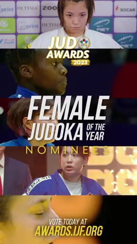 Back to #JudoAwards ⭐️ Support your favourite until January 31, 2024❗️ Female Judoka of the Year: Clarisse Agbgnenou 🇫🇷 Abe Uta 🇯🇵 Inbar Lanir 🇮🇱 Christa Deguchi 🇨🇦 Tsunoda Natsumi 🇯🇵 💻 awards.ijf.org ⬅️ vote here  ➡️ The winners will be announced during the #JudoParis 2024 event 🇫🇷 #Judo #JudoAwards
