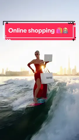 Online Shopping 🛍️ @Babyboo 👩🏼‍💻 #onlineshopping #shopping #surfer #surferbarbie #habibicometodubai #viralvideo 