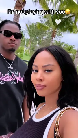 I had to hop on this trend🤣🤣 #iwantmyeggscracked#imnotplayingwithyou#funnytiktok#blackcouple#couplegoals#blackbridesoftiktok 