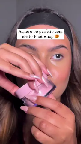 🟣Esse pó solto rosa que achei na shopee é perfeito para trazer suavidade em sua rotina de beleza, proporcionando um acabamento impecável com um toque de cor encantador! Link no perfil