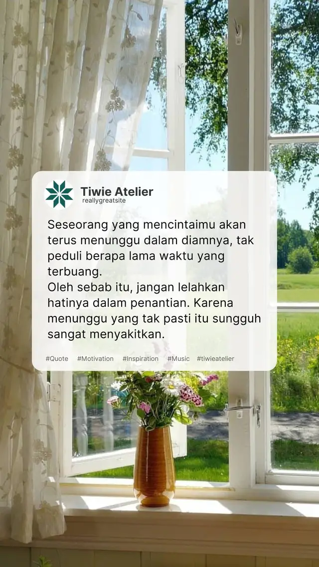 Seberapa pantaskah kau untuk ku tunggu #lagusheilaon7 #fypシ゚viral #pastifyp #quotesaesthetic #quoteoftheday #ruangrelung #flobe 