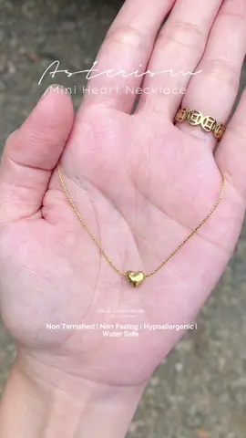 Mini Heart Necklace♡ #asterism #asterismph  #miniheartnecklace  #heartnecklace  #necklace  #fypシ゚viral #trending #fyp 