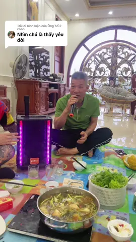 Trả lời @Ông bố 2 conn cảm ơn cháu . Chú sắm loa 1 củ này hay quá nè #xuhuong #karaoke #loabluetooth #loakaraoke #chuyenhenho 