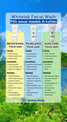Pilih jagoan face cleanser dari @whitelabid ini, buat atasi  permasalahan di kulitmu #whitelab #facecleanser #facialwash #whitelabfacewash #whitelabid  #beneransebagusitu #belilokal 
