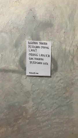 terkadang kita perlu belajar jadi orang yg bodo amat, dan gapeduli semua hal. #fypシ #foryou 