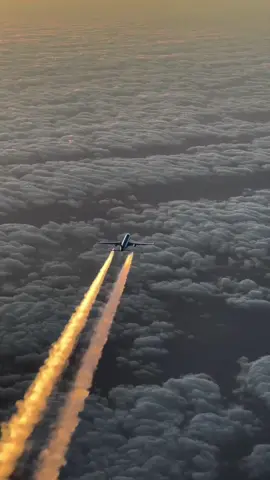 plane in the sky 😍 #planes #sky #aircraft #planesky #boeing #airbus #edit #4k #plane4k 