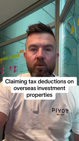 How #tax deductible borrowing and #negativegearing works on overseas #investmentproperty 