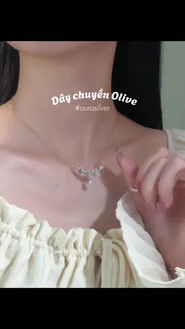 Mùa xuân, hoa nở nhiều dây chuyền xinh….💐💐#aurasilver #daychuyennu #bac925 