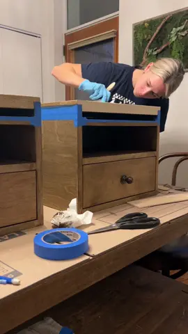 That tile on top 🤌 #floatingnightstand #nightstands #diyhome 