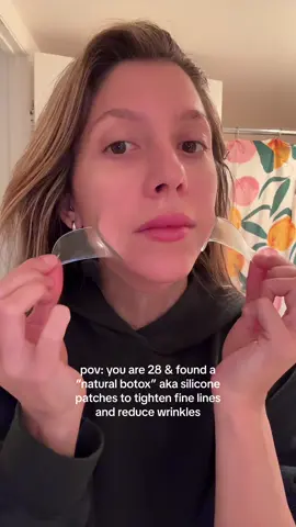 do you think its cap or real?? #naturalbotox #preventiveskincare #siliconepatches 