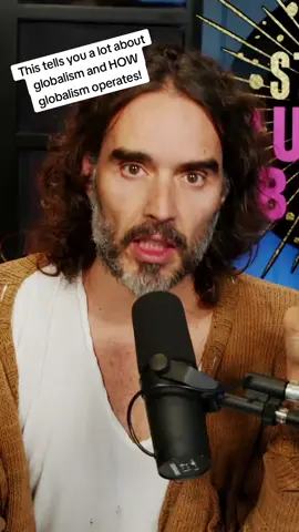 This tells you a lot about globalism and HOW globalism operates!