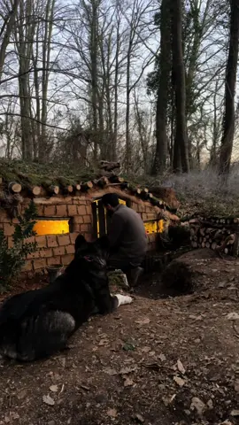 UNDERGROUND HOUSE 🛖🔥🐶Building BUSHCRAFT Survival Shelter &Fireplace 🔥YouTube Channel▶️Bushcraft Hakan Karahan ...#bushcraftcamp #bushcraft #survival #camping #craft #outdoor #cooking #offgrid #shelter #survivalshelter #asmr #kamp #doğa #youtube #bushcrafthakankarahan #orman #cabin #rain #underground #dugout #viking