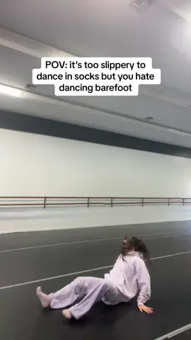 dance studio turned into an ice rink real quick 