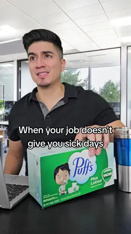 Boss should have sent him home @Puffs_Tissues #ad #PuffsPartner 