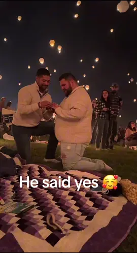🏳️‍🌈🥰Best proposal or what 🏳️‍🌈🥰 #gay #marriage #proposal #LoveIsLove #foryoupage  . Credit: @Ezekiel Cieslak 