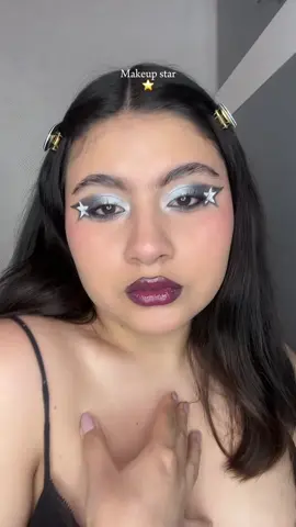 Makeup star ⭐️  Me encatoooooooo (IG adrianacherries) #makeup #makeupstar #star #estrellas #makeupfacil #beauty #makeupblack 